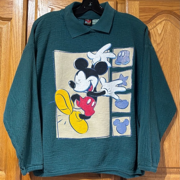 Disney Other - Vintage 90's Disney Men's Mickey Mouse Sweatshirt Size Large